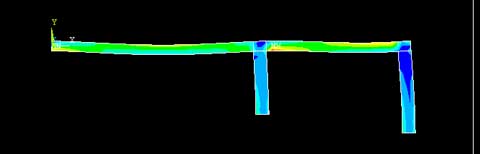 Construction Simulation for a Arch Bridge