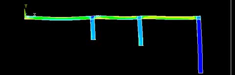 Construction Simulation for a Arch Bridge