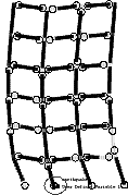 Figure 1. Deformation and plastic hinges of typical frames during collapse