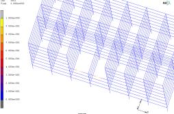 Fig.10 Failure models of structures after different columns are removed