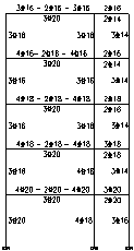 Fig. 2 Reinforcement in the frame models