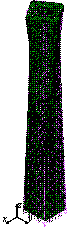 Figure 9 The first nine vibration modes of the super-tall building. 