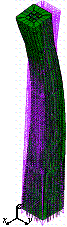 Figure 9 The first nine vibration modes of the super-tall building. 