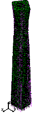 Figure 9 The first nine vibration modes of the super-tall building. 