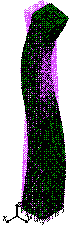Figure 9 The first nine vibration modes of the super-tall building. 