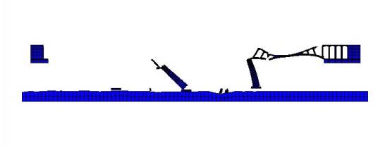 (e) Collapse of fourth span (t=7.90s)