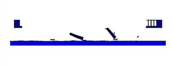 (f) Collapse of entire bridge (t=9.60s)