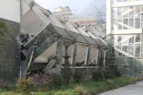 Figure 3. Seismic damage in Classroom Building A