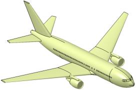 Figure 2 The surface skin of a Boeing 767-200ER