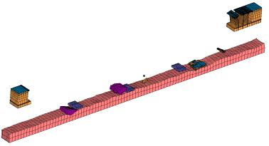 Fig. 16. Debris in the conventional FE results