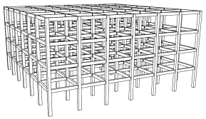 Fig. 10 4-story RC frame (Model D)