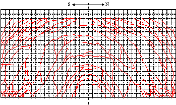 Figure 11 Crack distribution in the slabs in SE1