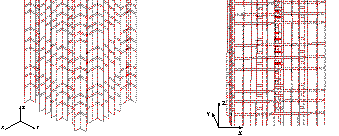 Figure 6 Collapse details of fully-braced scheme subjected to El-Centro EW (PGA = 2058 cm/s2)