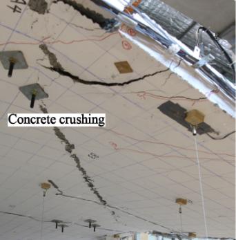 Failure modes of T1: (a) top view; (b) bottom view.