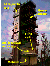 Shaking table test of the full-size, seven-story shear wall building
