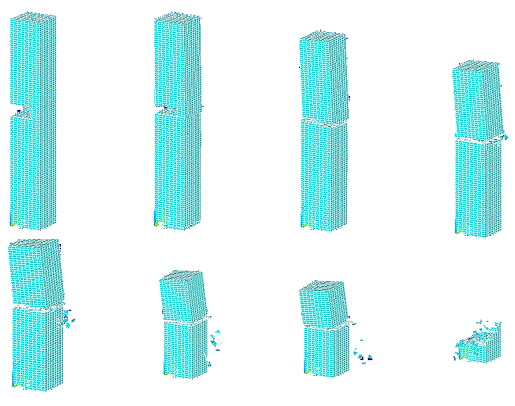 Collapse of south tower----perspective